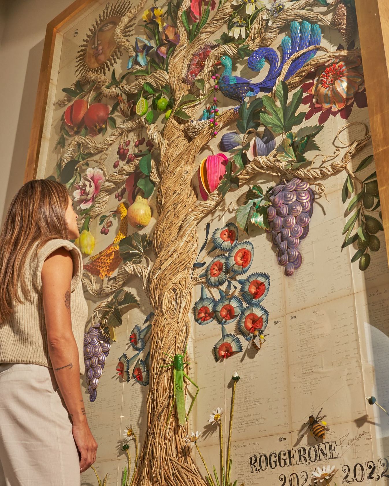 The Tree of Life installation at Susana Balbo Winemaker's House, Mendoza